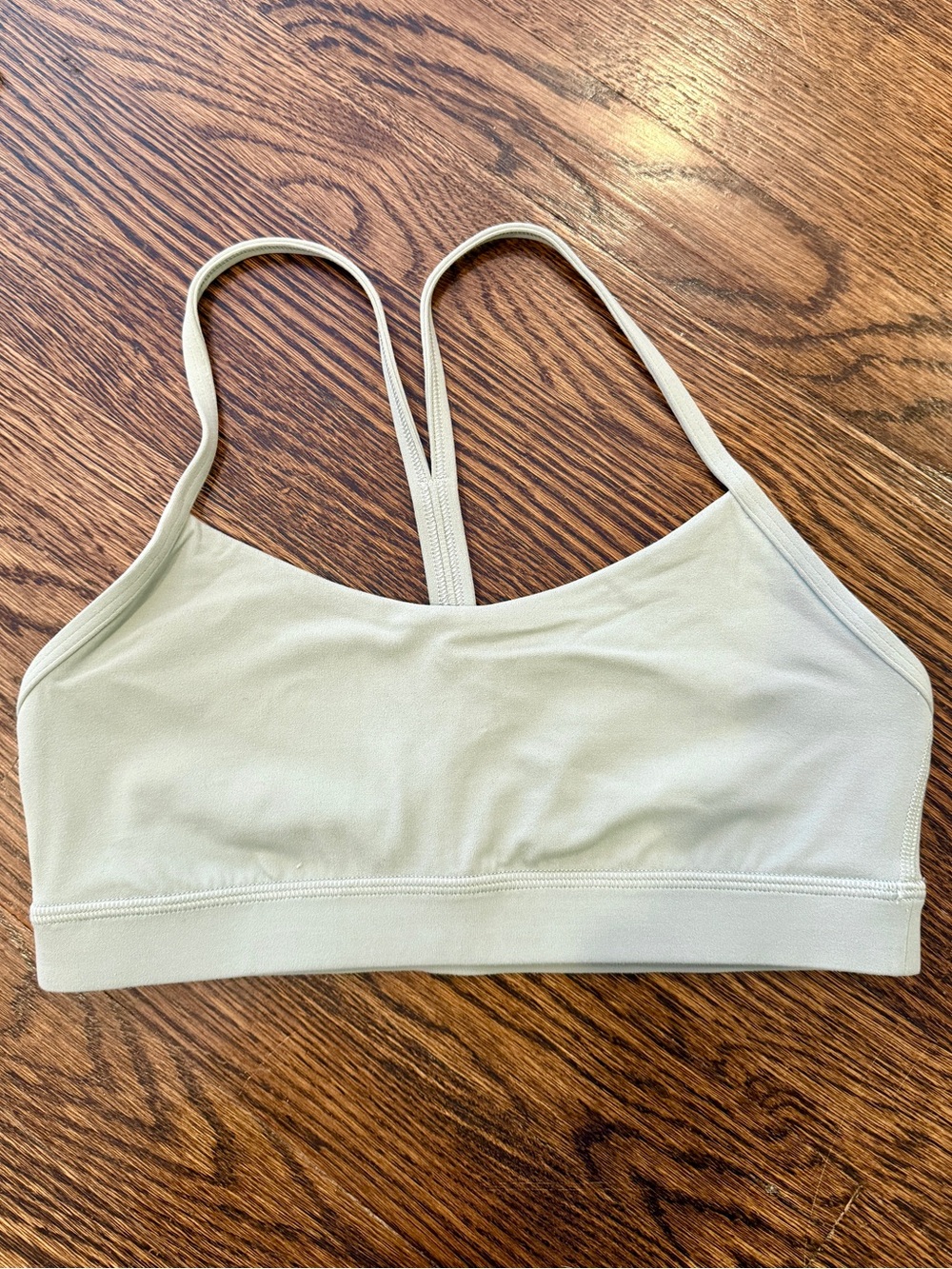 lululemon flow Y bra A-C fog green 8